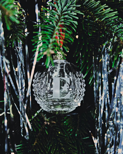 Waterford Elton John disco ball ornament on Christmas tree