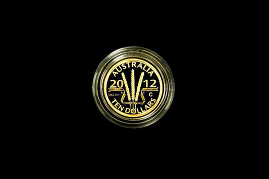 Wheat Sheaf Dollar 2012 $10 gold proof coin 1/10 oz Perth Mint