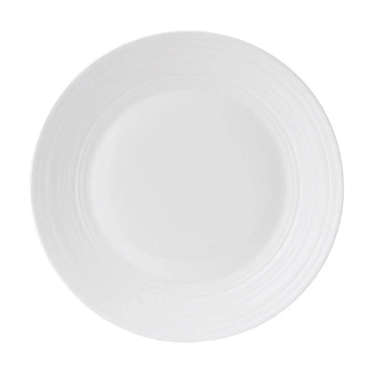 White ceramic plate 