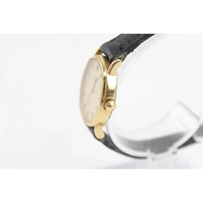 Womens Longines GoldTone Watch with crown 