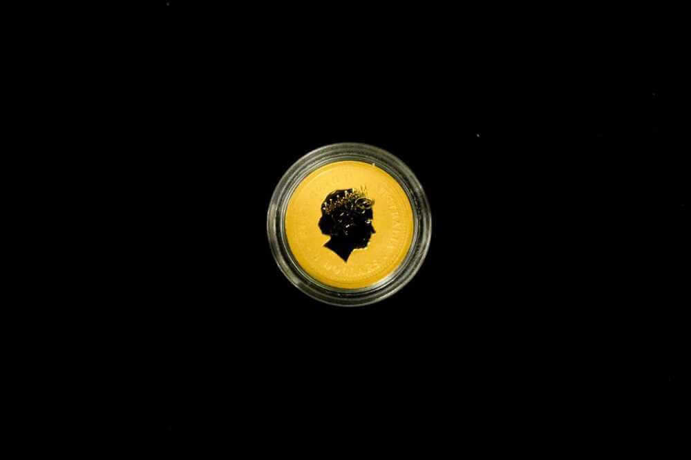 Perth Mint 1/20 oz 0.999 gold specimen quality coin numbered 0136 of 28,000