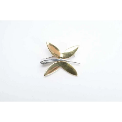 18ct Yellow and White Gold Italian Dragonfly Brooch from our Genuine Pre-Owned Luxury Rings & Designer Jewellery