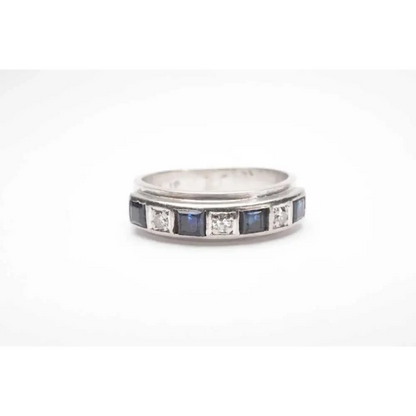 18ct White Gold Sapphire and Diamond Ring from our Genuine Pre-Owned Luxury Rings & Designer Jewellery