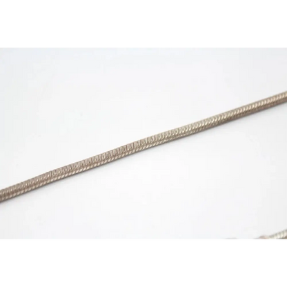 Metallic snake skin patterned cord