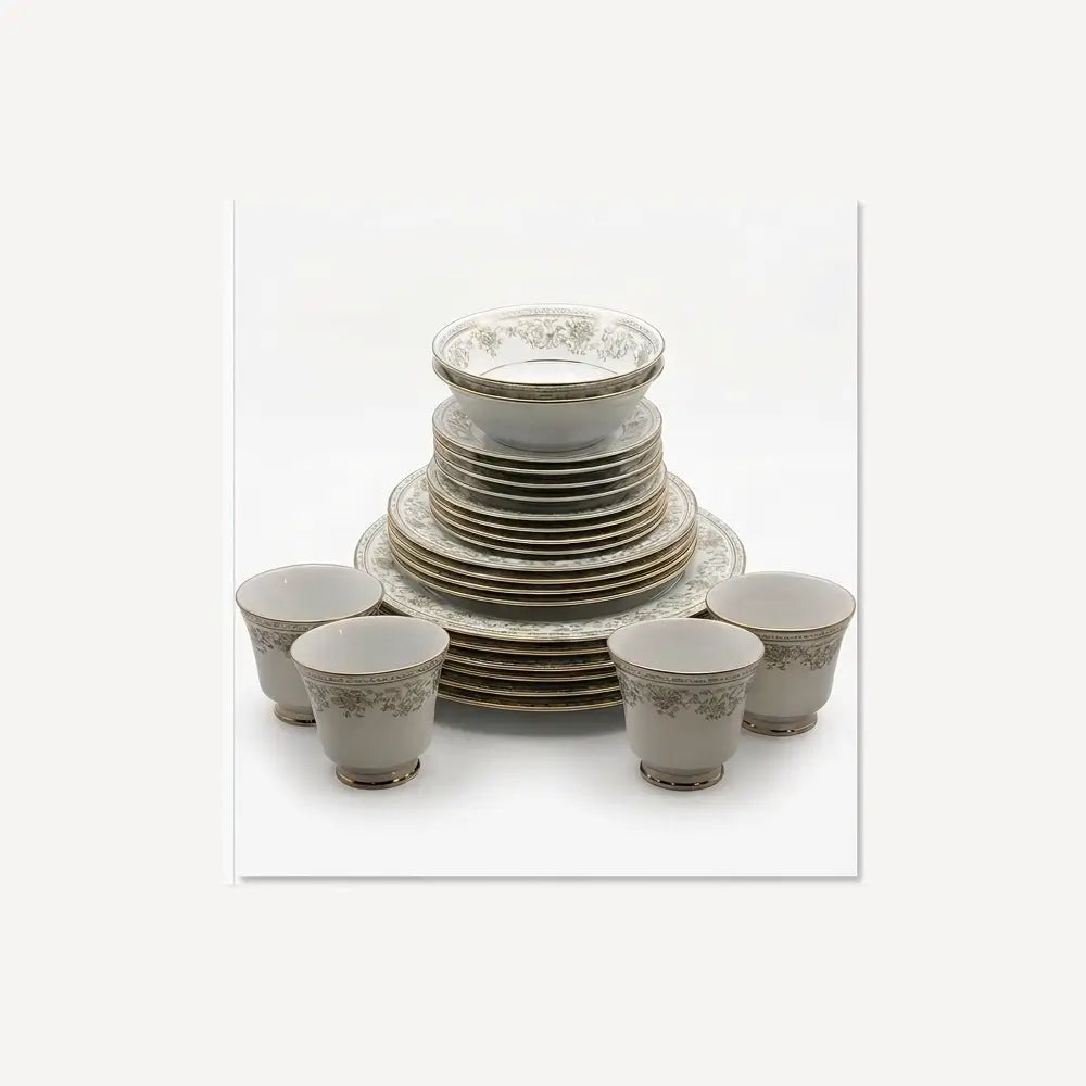 Noritake Green Hill Vintage Bone China Set 