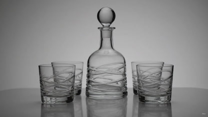Royal Doulton Saturn Decanter Set Of 5 - RRP: $499.00