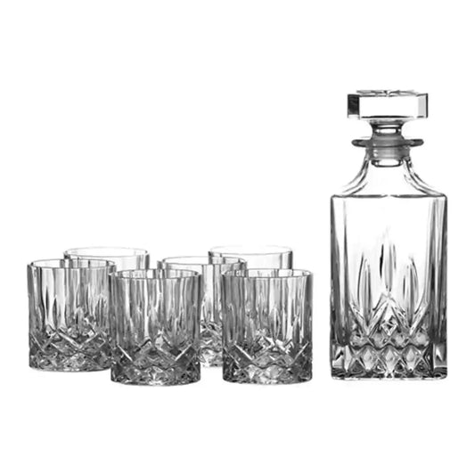 Royal Doulton Seasons Crystalline Whiskey Decanter Set