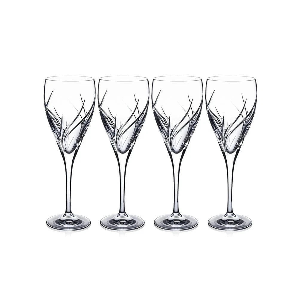 Royal Doulton Harper Crystal WIVE GLASS Set of 4 -RRP: AUD$419.00