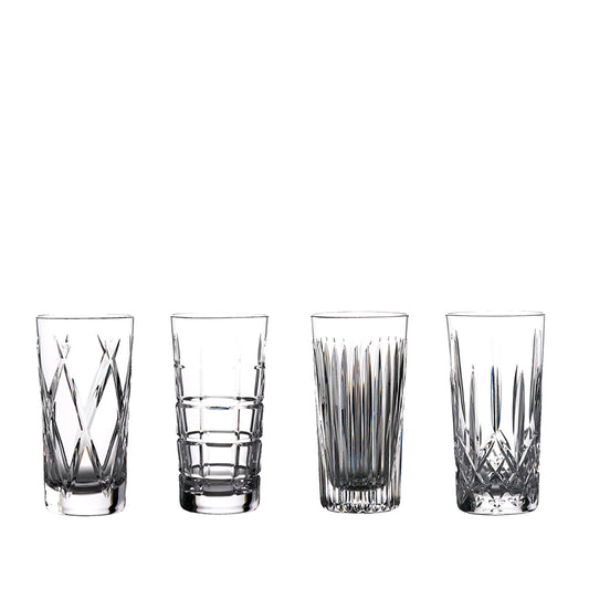 Waterford Gin Journey Highball, 15oz, Set of 4, Mixed