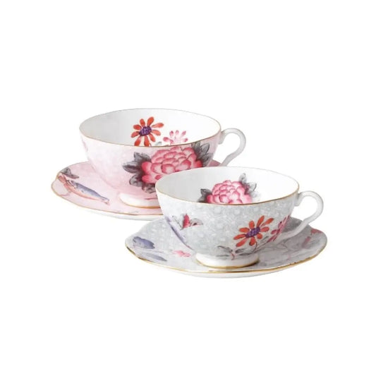 Wedgwood Cuckoo Teacup & Saucer, Set of 2 from our Tea Sets Outlet Australia collection